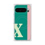 Premium Square Case with Pixelsnap［ Original - initial color line - X green ］