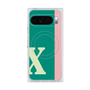 Premium Square Case with Pixelsnap［ Original - initial color line - X green ］