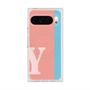 Premium Square Case with Pixelsnap［ Original - initial color line - Y pink ］
