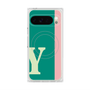 Premium Square Case with Pixelsnap［ Original - initial color line - Y green ］