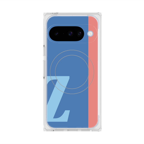 Premium Square Case with Pixelsnap［ Original - initial color line - Z blue ］
