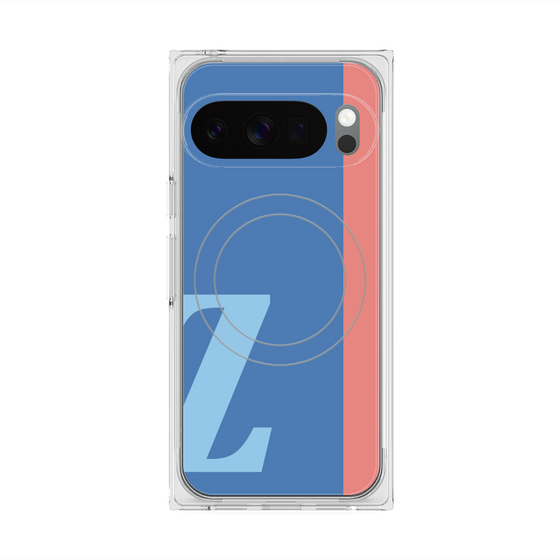 Premium Square Case with Pixelsnap［ Original - initial color line - Z blue ］