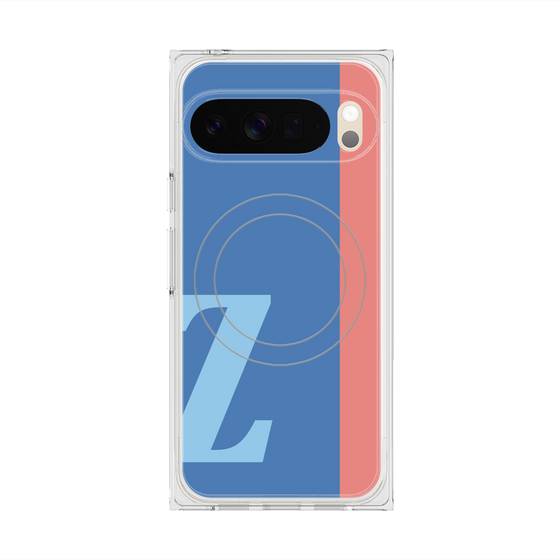 Premium Square Case with Pixelsnap［ Original - initial color line - Z blue ］