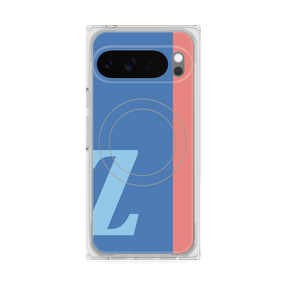 Premium Square Case with Pixelsnap［ Original - initial color line - Z blue ］