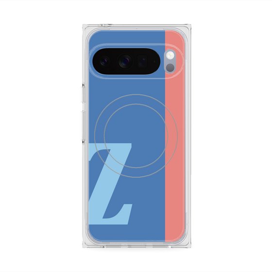 Premium Square Case with Pixelsnap［ Original - initial color line - Z blue ］