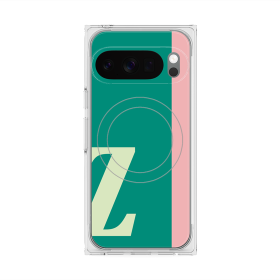 Premium Square Case with Pixelsnap［ Original - initial color line - Z green ］