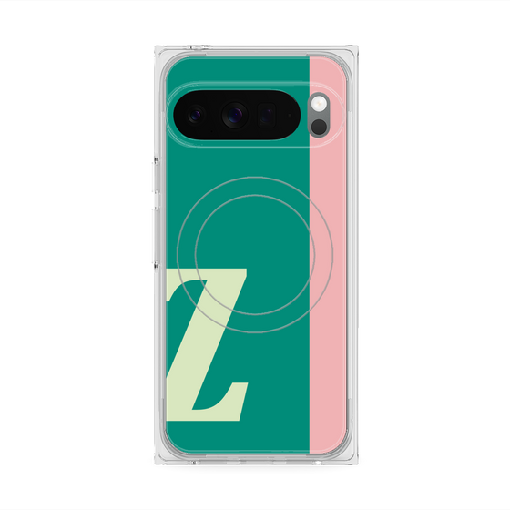 Premium Square Case with Pixelsnap［ Original - initial color line - Z green ］