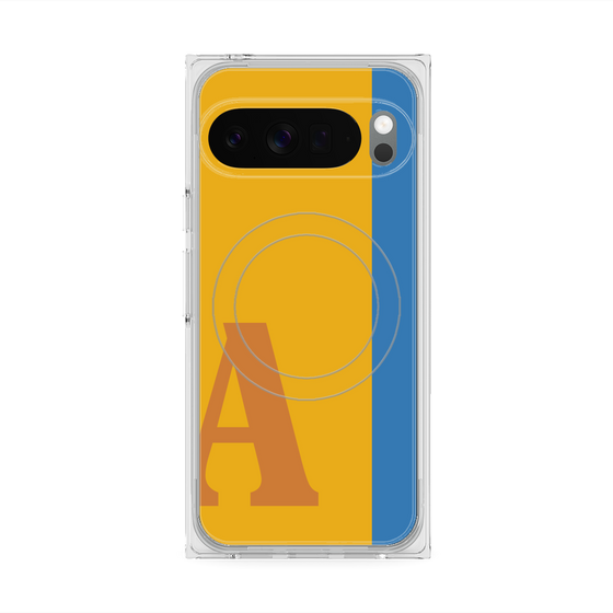 Premium Square Case with Pixelsnap［ Original - initial color line - A orange ］