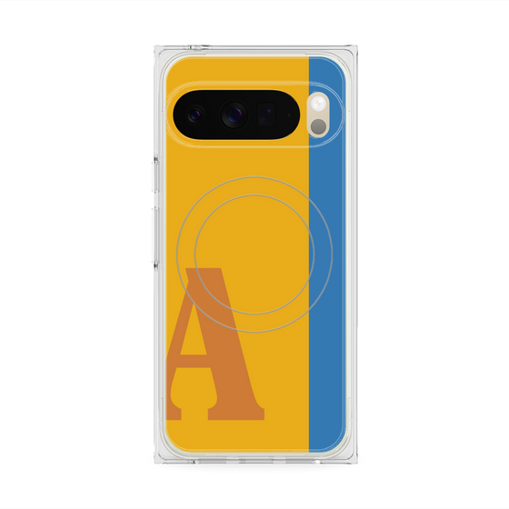 Premium Square Case with Pixelsnap［ Original - initial color line - A orange ］