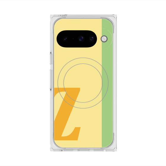 Premium Square Case with Pixelsnap［ Original - initial color line - Z yellow ］