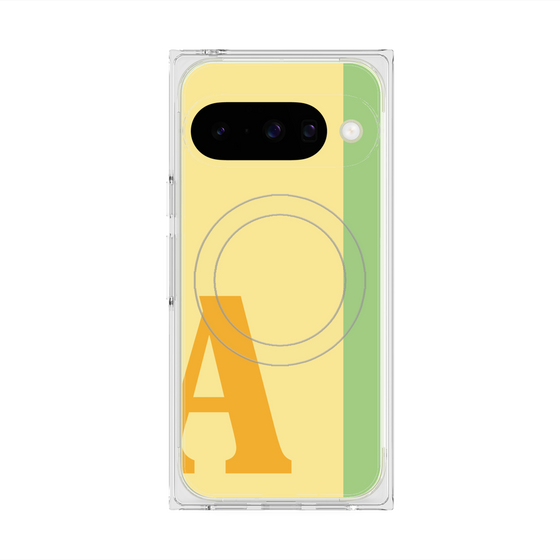 Premium Square Case with Pixelsnap［ Original - initial color line - A yellow ］