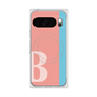 Premium Square Case with Pixelsnap［ Original - initial color line - B pink ］