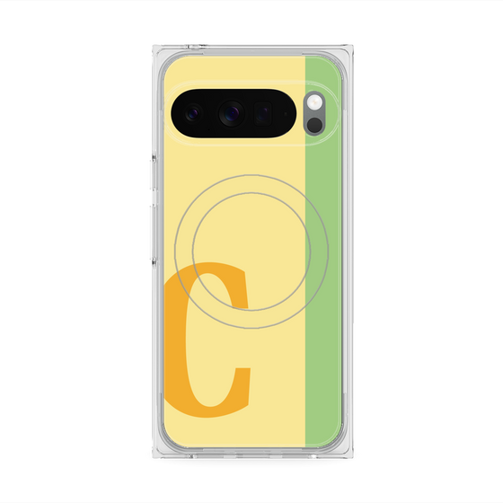 Premium Square Case with Pixelsnap［ Original - initial color line - C yellow ］