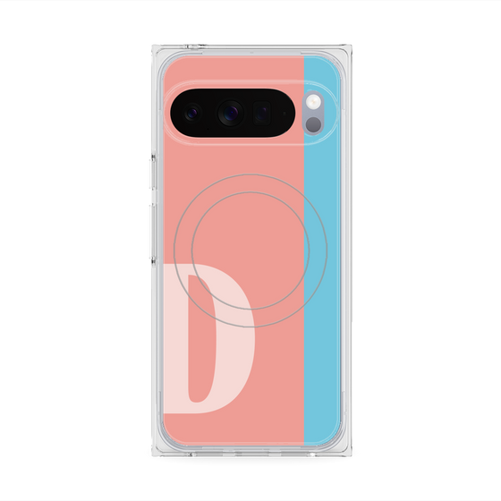 Premium Square Case with Pixelsnap［ Original - initial color line - D pink ］