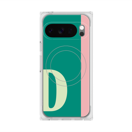 Premium Square Case with Pixelsnap［ Original - initial color line - D green ］