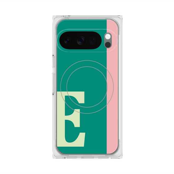 Premium Square Case with Pixelsnap［ Original - initial color line - E green ］