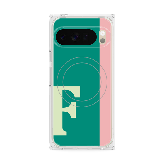 Premium Square Case with Pixelsnap［ Original - initial color line - F green ］