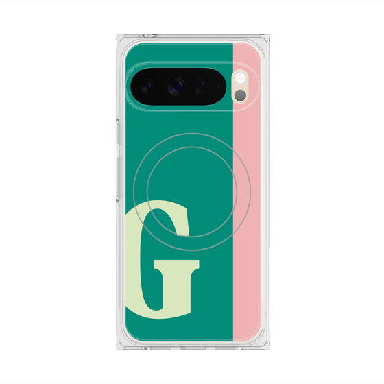 Premium Square Case with Pixelsnap［ Original - initial color line - G green ］