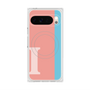 Premium Square Case with Pixelsnap［ Original - initial color line - I pink ］