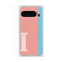 Premium Square Case with Pixelsnap［ Original - initial color line - I pink ］