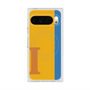 Premium Square Case with Pixelsnap［ Original - initial color line - I orange ］