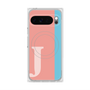 Premium Square Case with Pixelsnap［ Original - initial color line - J pink ］