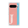 Premium Square Case with Pixelsnap［ Original - initial color line - J pink ］