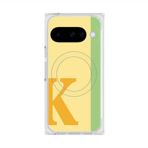 Premium Square Case with Pixelsnap［ Original - initial color line - K yellow ］