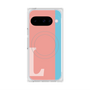 Premium Square Case with Pixelsnap［ Original - initial color line - L pink ］