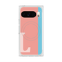 Premium Square Case with Pixelsnap［ Original - initial color line - L pink ］
