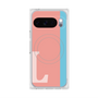 Premium Square Case with Pixelsnap［ Original - initial color line - L pink ］