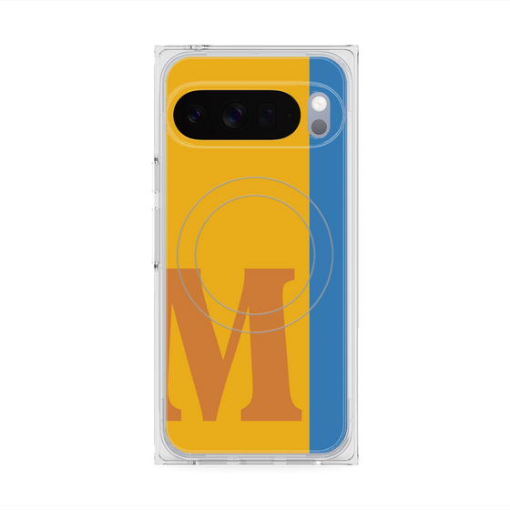 Premium Square Case with Pixelsnap［ Original - initial color line - M orange ］