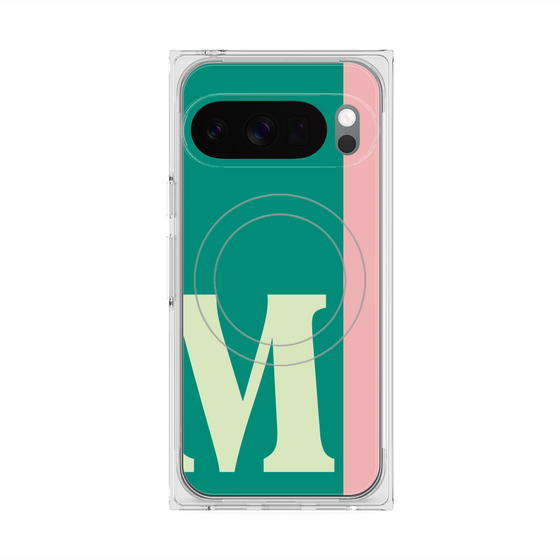 Premium Square Case with Pixelsnap［ Original - initial color line - M green ］