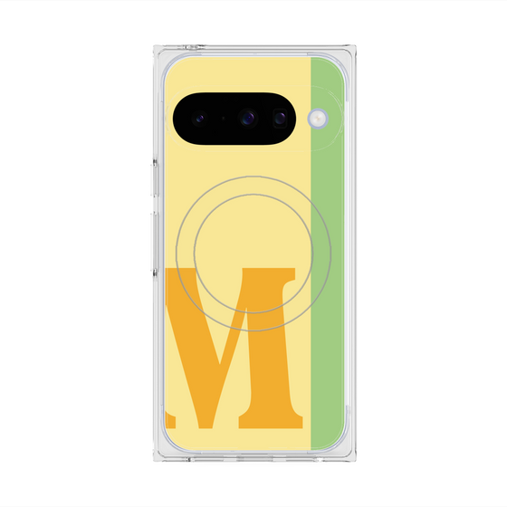 Premium Square Case with Pixelsnap［ Original - initial color line - M yellow ］