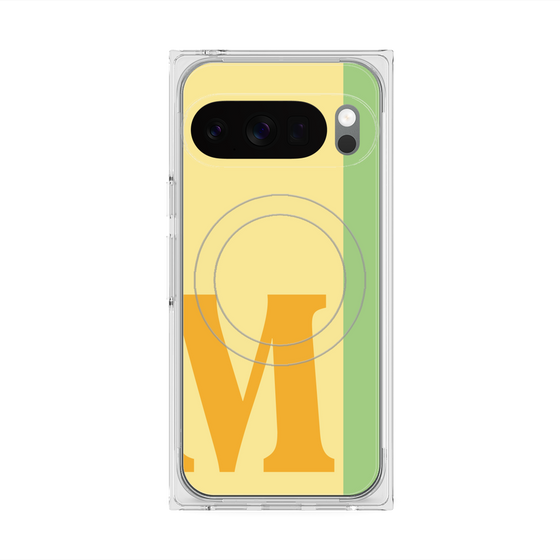 Premium Square Case with Pixelsnap［ Original - initial color line - M yellow ］