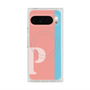 Premium Square Case with Pixelsnap［ Original - initial color line - P pink ］