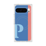 Premium Square Case with Pixelsnap［ Original - initial color line - P blue ］