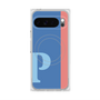 Premium Square Case with Pixelsnap［ Original - initial color line - P blue ］