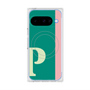 Premium Square Case with Pixelsnap［ Original - initial color line - P green ］