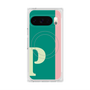Premium Square Case with Pixelsnap［ Original - initial color line - P green ］