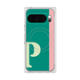 Premium Square Case with Pixelsnap［ Original - initial color line - P green ］
