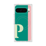 Premium Square Case with Pixelsnap［ Original - initial color line - P green ］