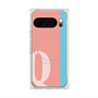 Premium Square Case with Pixelsnap［ Original - initial color line - Q pink ］