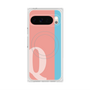 Premium Square Case with Pixelsnap［ Original - initial color line - Q pink ］