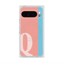 Premium Square Case with Pixelsnap［ Original - initial color line - Q pink ］