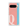 Premium Square Case with Pixelsnap［ Original - initial color line - Q pink ］
