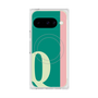 Premium Square Case with Pixelsnap［ Original - initial color line - Q green ］