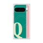 Premium Square Case with Pixelsnap［ Original - initial color line - Q green ］