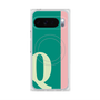 Premium Square Case with Pixelsnap［ Original - initial color line - Q green ］