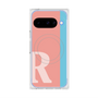 Premium Square Case with Pixelsnap［ Original - initial color line - R pink ］